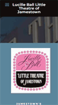 Mobile Screenshot of lucilleballlittletheatre.org